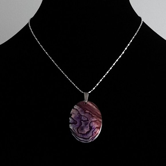 sedefkar Jewelry - Handmade Aurora Abalone Mother of Pearl Necklace